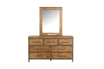 Picture of KANSAS DRESSING TABLE + MIRROR *ACACIA WOOD