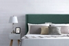 Picture of POOLE PLATFORM BED FRAME *GREEN VELVET