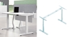 Picture of UP1 STRAIGHT ADJUSTABLE DESK FRAME *WHITE OR BLACK