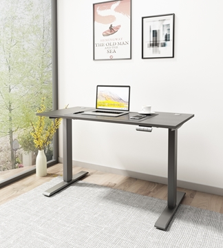 Picture of UP1 120 TWIN MOTOR ELECTRIC HEIGHT ADJUSTABLE STANDING DESK* BLACK