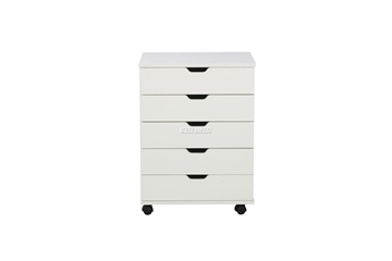 Picture of WOOSTER 5 DRAWER FILE CABINET *White