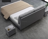 Picture of GIMORA PLATFORM BED FRAME *GENUINE LEATHER