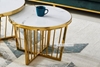 Picture of MONTROSE MARBLE TOP COFFEE/SIDE TABLE *GOLD