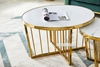 Picture of MONTROSE MARBLE TOP COFFEE/SIDE TABLE *GOLD