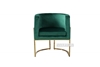 Picture of Seral lounge chair* GREEN velvet