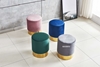 Picture of VERSA SMALL OTTOMAN *PINK/GREY/GREEN