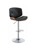 Picture of KINLEY BAR STOOL *BLACK LEATHER