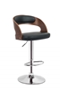 Picture of MILANO BAR STOOL *BLACK LEATHER