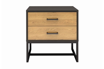 Picture of AMSTER 2 DRAWER BEDSIDE TABLE