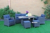 Picture of ISLA 6PC WICKER SOFA + DINING SET *ALUMINIUM FRAME