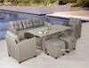 Picture of ALBANY 3+1+1 WICKER SOFA + DINING SET