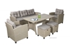 Picture of ALBANY 3+1+1 WICKER SOFA + DINING SET