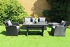 Picture of ORLY 4PC OUTDOOR WICKER SOFA + DINING SET