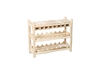 Picture of WILD BRANCH WINE SHELF 02 *SOLID TEAK