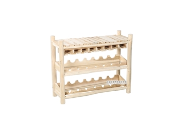 Picture of WILD BRANCH WINE SHELF 02 *SOLID TEAK