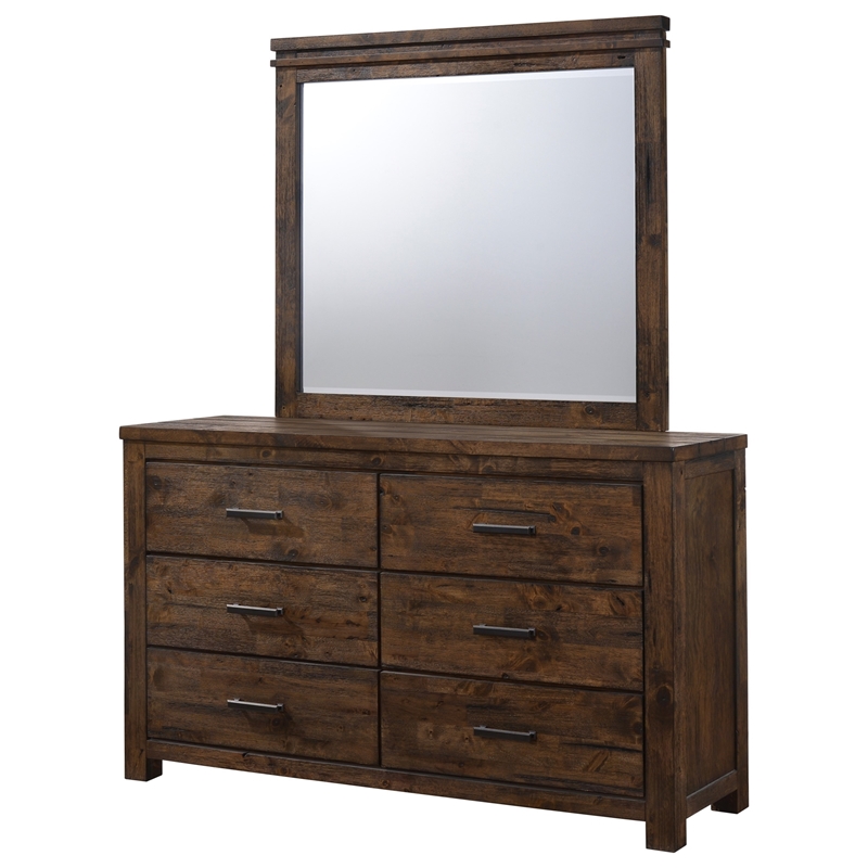 Picture of Ventura Solid wood Dresser with Mirror