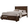 Picture of Ventura Solid wood platform bed frame with storage drawers