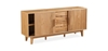 Picture of ELMY 2 DOOR 4DRW SOLID WOOD BUFFET *NATURAL