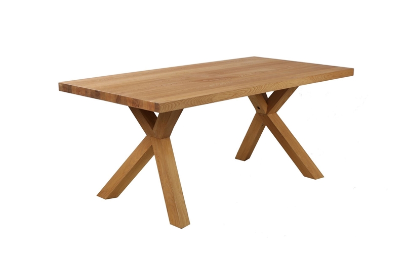 Picture of RIVIERA 180 SOLID OAK DINING TABLE *NATURAL