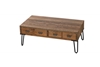 Picture of LIBRARY 4 DRW RECTANGLE WOOD COFFEE TABLE *brown RUSTIC