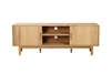 Picture of ELMY 170 2 DOOR SOLID WOOD TV UNIT *NATURAL