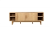 Picture of ELMY 170 2 DOOR SOLID WOOD TV UNIT *NATURAL