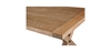 Picture of (Final Sale) CORSICA 180 OAK DINING TABLE *NATURAL WASH