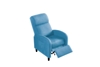 Picture of HOWE Manual Pushback Recliner Chair in three colors