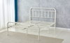 Picture of FLEMINGTON STEEL BED FRAME IN DOUBLE/QUEEN SIZE *WHITE