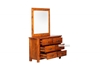 Picture of RIVERWOOD 6 DRW RUSTIC PINE DRESSING TABLE AND MIRROR