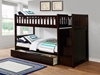 Picture of Jenafir  Twin over twin bunk bed *espresso