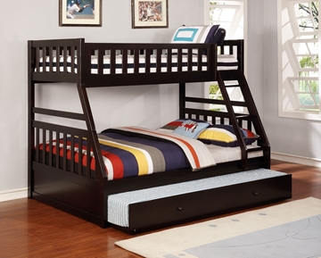 Picture of kean  Twin over Double bunk bed *Espresso