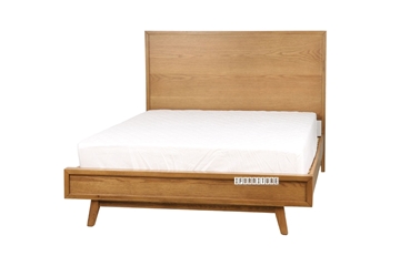 Picture of RETRO OAK BED IN QUEEN/KING SIZE *MAPLE