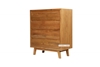 Picture of RETRO 4 DRAWERS OAK chest *MAPLE