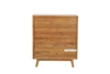 Picture of RETRO 4 DRAWERS OAK chest *MAPLE