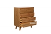 Picture of RETRO 4 DRAWERS OAK chest *MAPLE