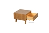 Picture of RETRO 1 DRAWER OAK side/end TABLE *MAPLE