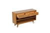 Picture of RETRO 2 DRAWERS OAK CONSOLE TABLE *MAPLE