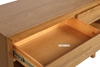 Picture of RETRO 2 DRAWERS OAK CONSOLE TABLE *MAPLE