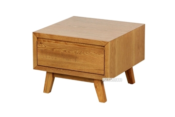 Picture of RETRO 1 DRAWER OAK side/end TABLE *MAPLE