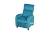 Picture of HOWE  PUSH BACK RECLINING VELVET CHAIR *BLUE