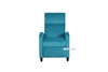 Picture of HOWE  PUSH BACK RECLINING VELVET CHAIR *BLUE