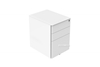 Picture of WOOSTER 3 DRAWER SUSPENSION FILE CABINET WITH LOCK *WHITE