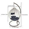 Picture of #809 Hanging Chair--in  Brown