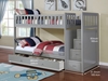 Picture of Jenafir  Twin over twin bunk bed *grey