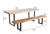 Picture of TASMAN SOLID NZ PINE 1.6/1.8/2.0/2.4 3PC DINING SET *LIVE EDGE