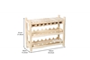 Picture of WILD BRANCH WINE SHELF 02 *SOLID TEAK