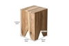 Picture of BARON SQUARE SOLID TEAK STOOL / SIDE TABLE