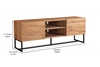 Picture of BYBLOS 2 DOOR OAK TV UNIT