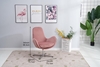 Picture of LESA SWIRL LOUNGE CHAIR * PINK VELVET